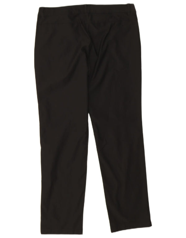 Женские прямые брюки-чиносы Nike Dri Fit UK 14 Medium W32 L30, черные