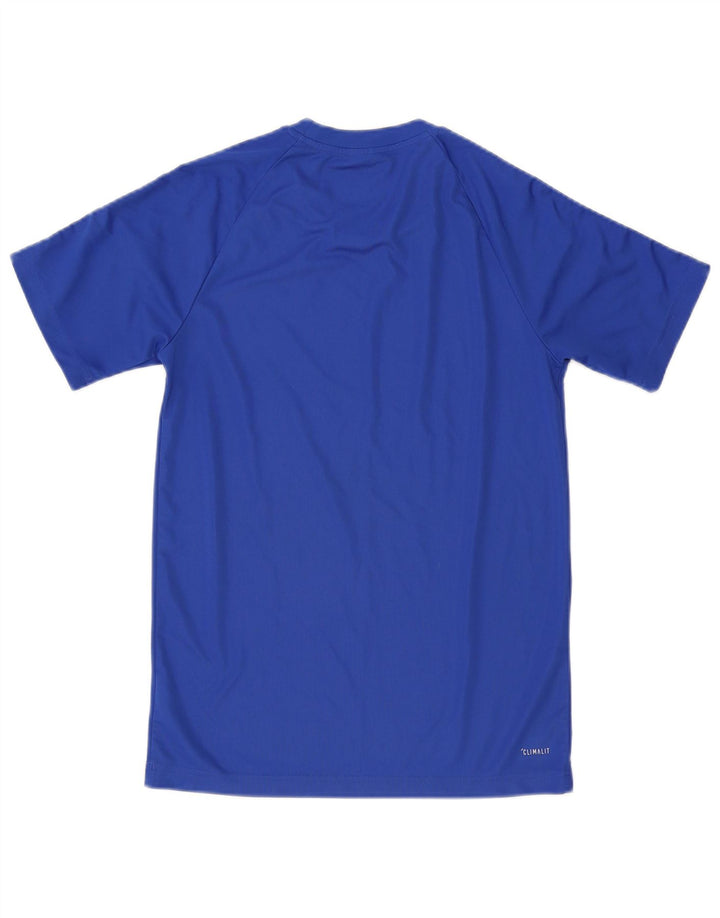 ADIDAS Mens Climalite T-Shirt Top Small Blue