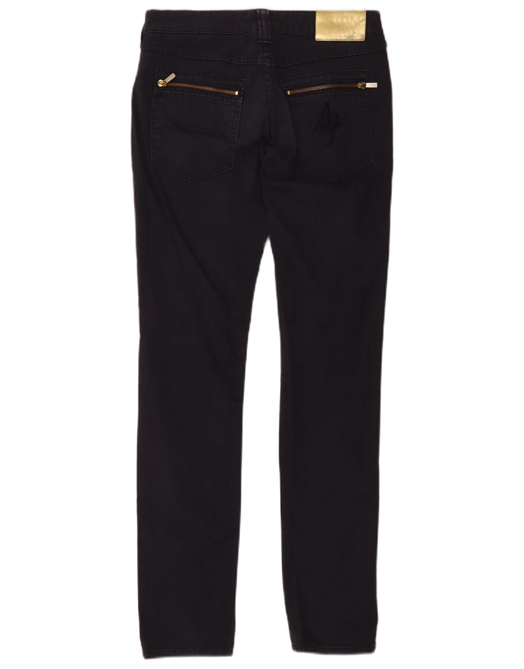Женские узкие джинсы Armani W27 L30 Темно-синие, хлопок