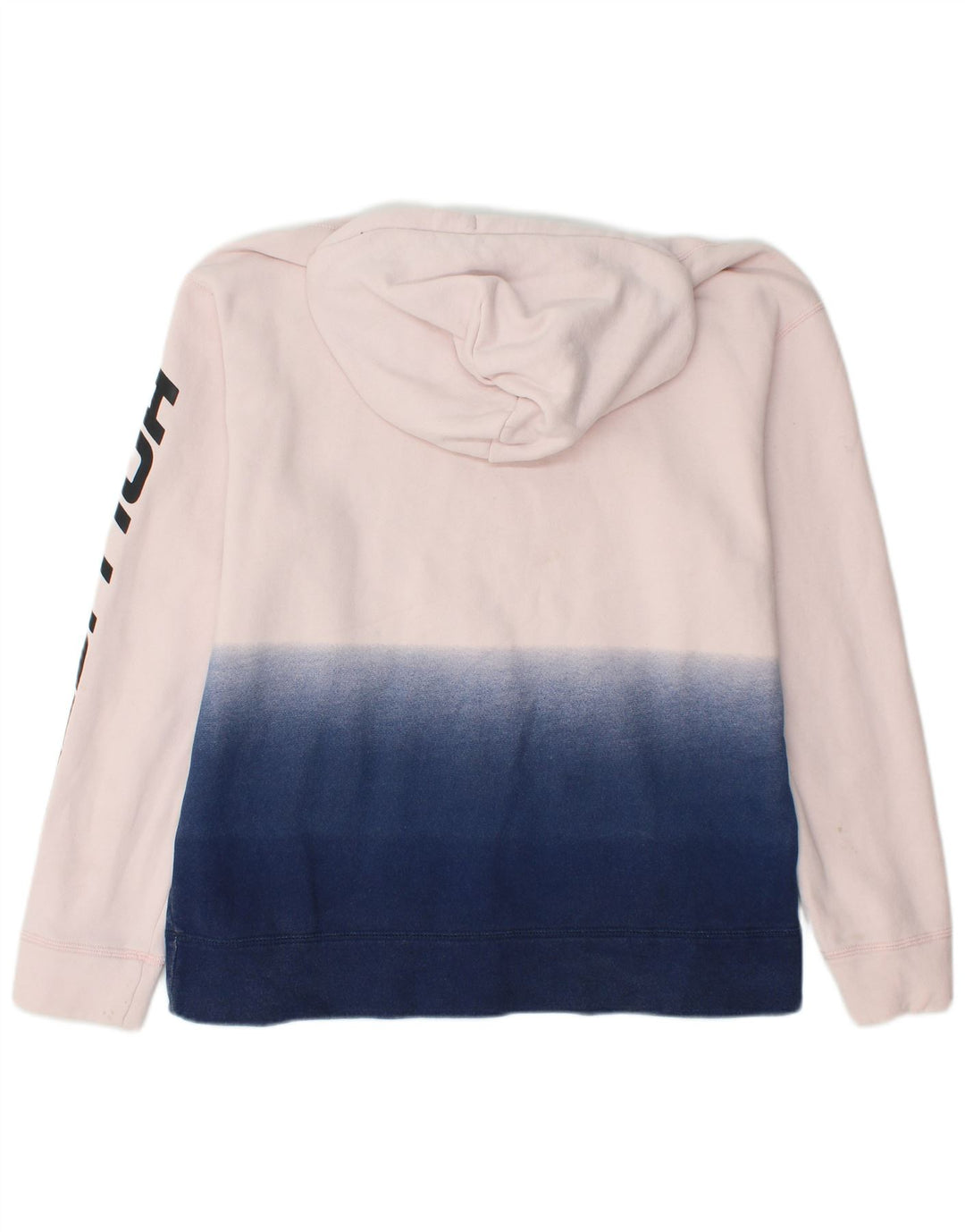 HOLLISTER Мужской джемпер с капюшоном с рисунком, большой белый, хлопок с цветными блоками