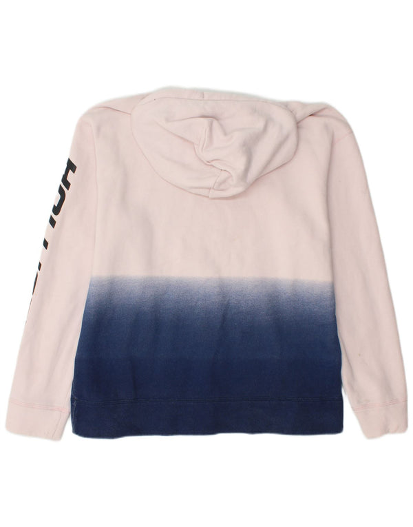 HOLLISTER Мужской джемпер с капюшоном с рисунком, большой белый, хлопок с цветными блоками