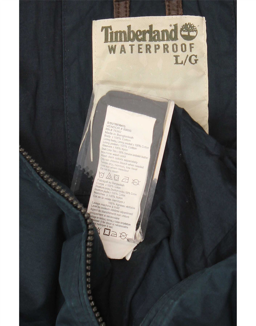 Мужская куртка Timberland Utility UK 40, большая темно-синяя, хлопок