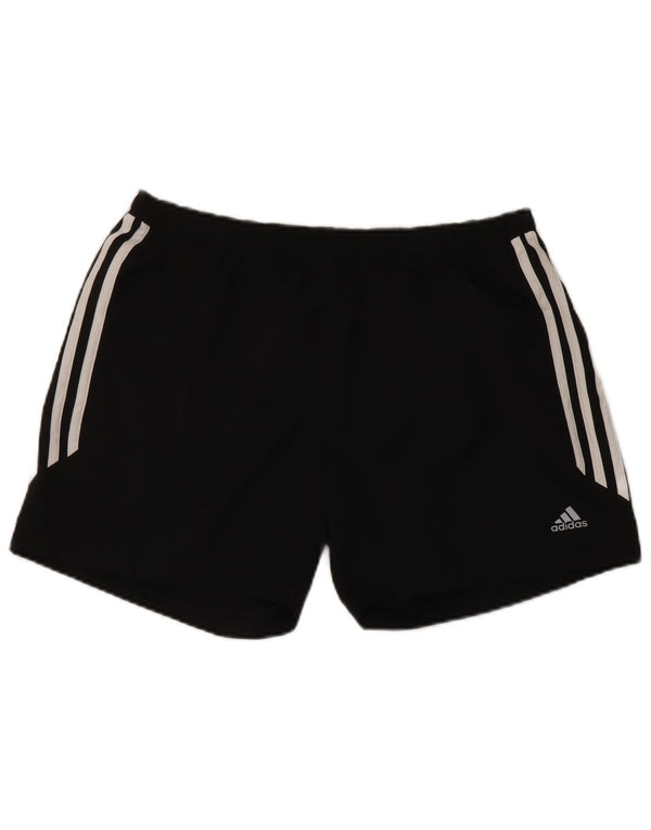 Женские спортивные шорты Adidas Climalite UK 10, маленькие черные из полиэстера