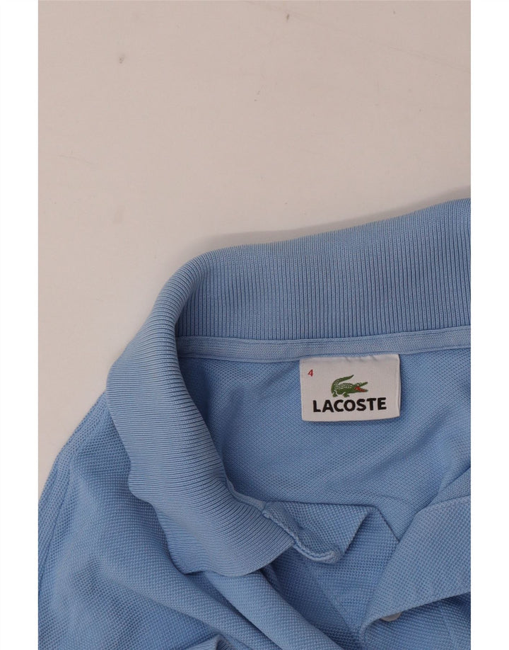 Мужская рубашка-поло Lacoste, размер 4, средний синий