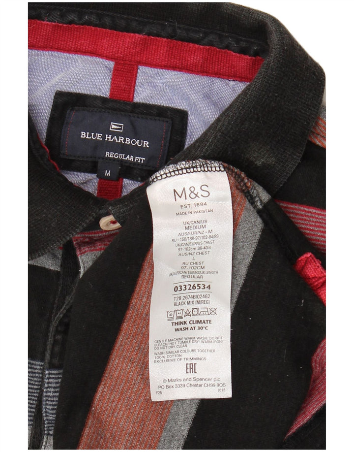 Мужская рубашка-поло для регби Marks & Spencer Blue Harbour, средний разноцветный