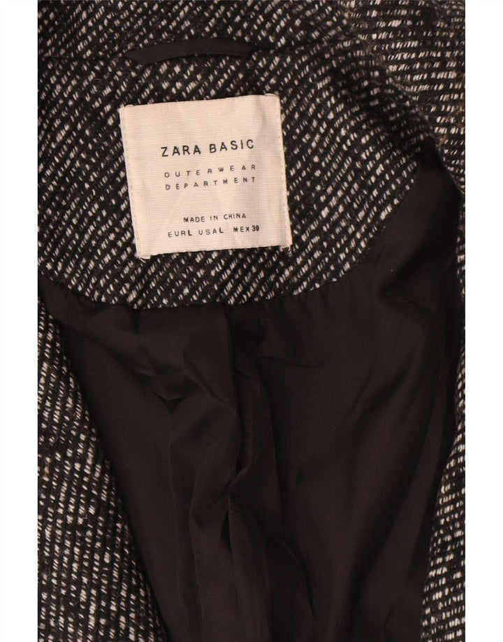 Женское пальто Zara UK 16, большое, серое, шерстяное