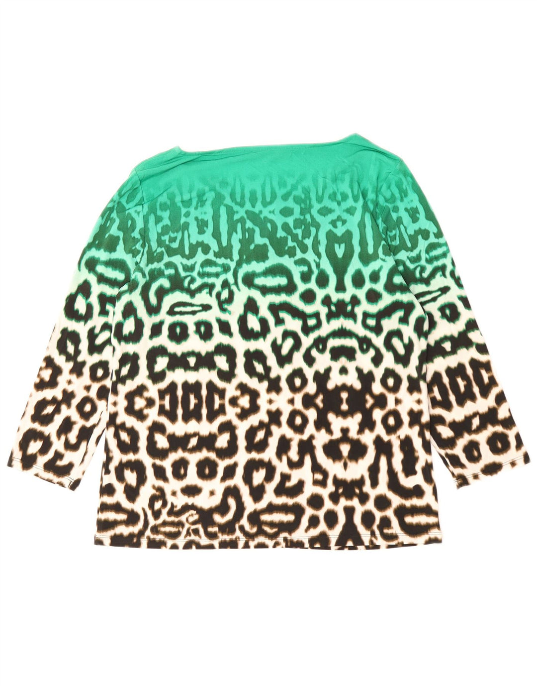Женская блузка Calvin Klein Top UK 16, большой разноцветный животный принт