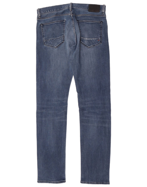 Мужские прямые джинсы Tommy Hilfiger Denton W31 L32, синий хлопок