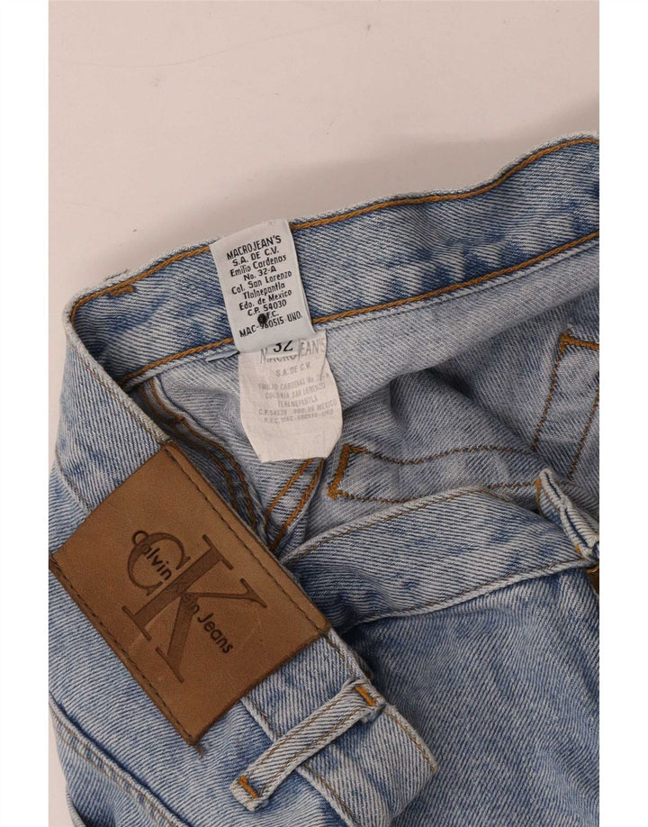 Мужские прямые джинсы Calvin Klein W32 L32, синий хлопок