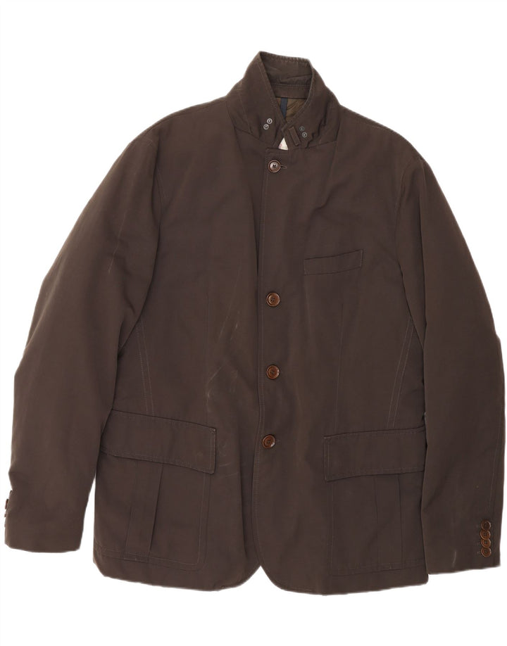 Moncler Мужская утепленная куртка 2XL Коричневый полиэстер