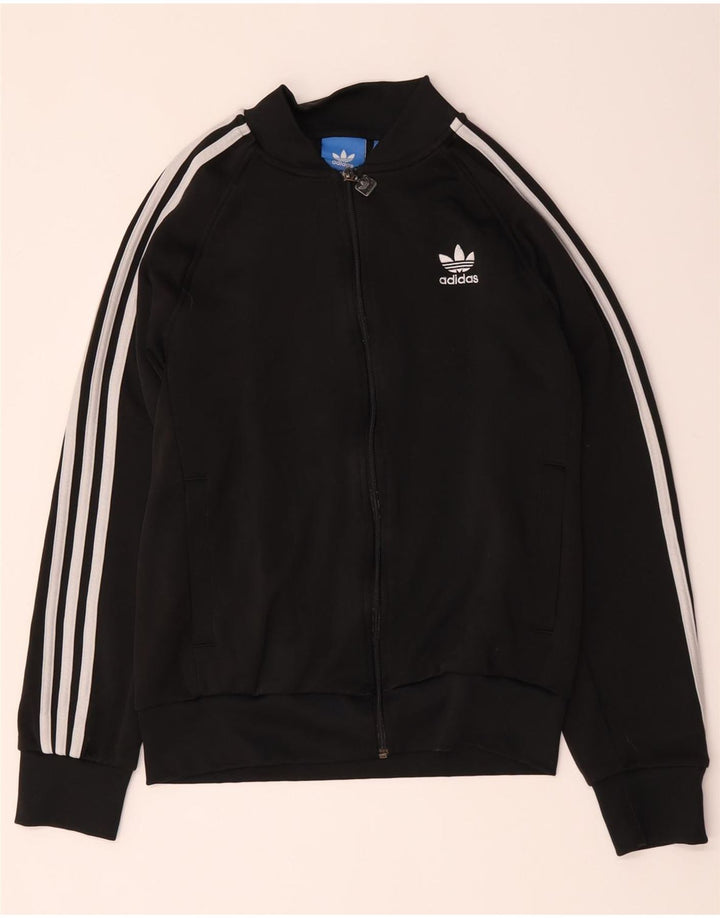 Мужская спортивная куртка Adidas, средний черный полиэстер
