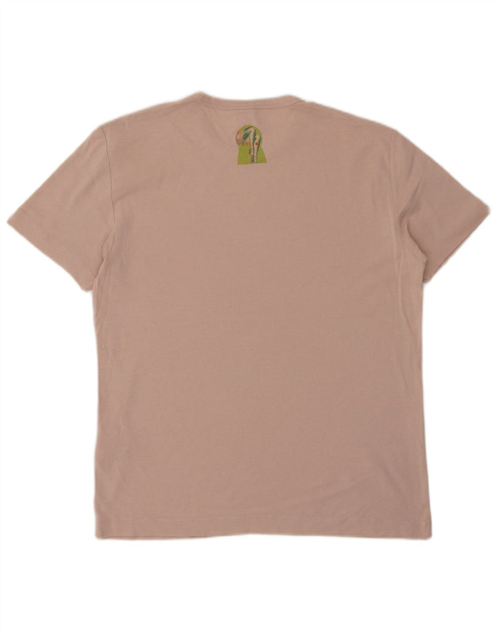 Женская футболка с рисунком Hugo Boss Top UK 16, большая розовая