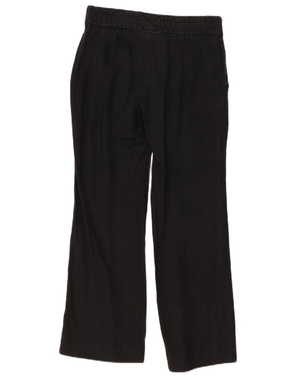 Женские повседневные брюки Zara Bootcut, маленькие W26 L30, черные