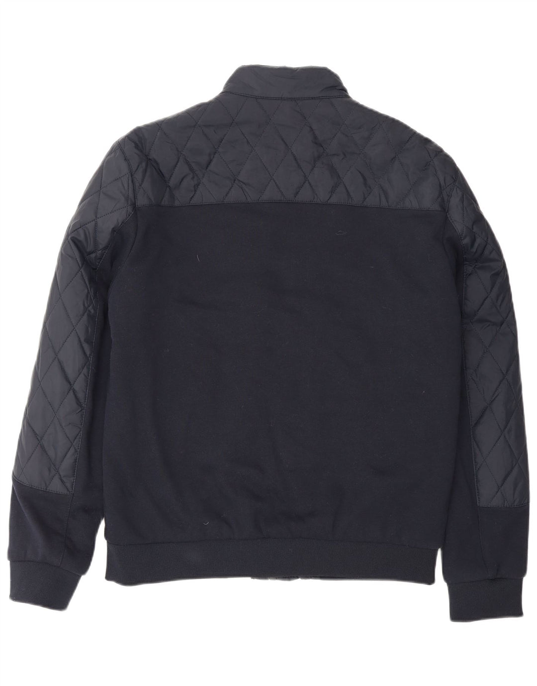 Мужская стеганая куртка Zara UK 42 XL темно-синяя, полиэстер