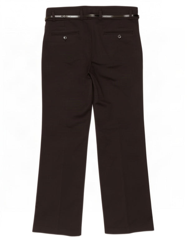 Женские повседневные брюки Zara Bootcut EU 40 Medium W30 L30, черный хлопок