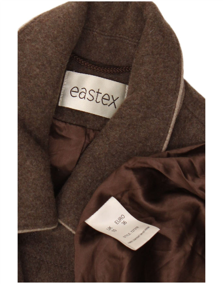 Женский дафлкот Eastex UK 10, маленький, коричневый, шерсть