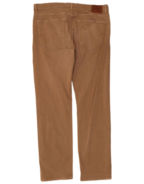 Мужские повседневные брюки стандартного кроя GANT W36 L32, бежевый хлопок