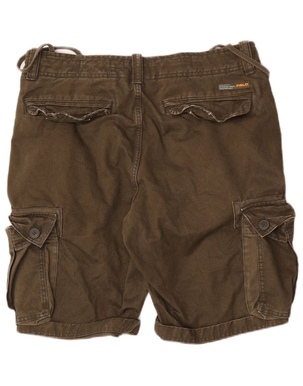 Мужские шорты карго Superdry W32, средний цвет хаки, хлопок
