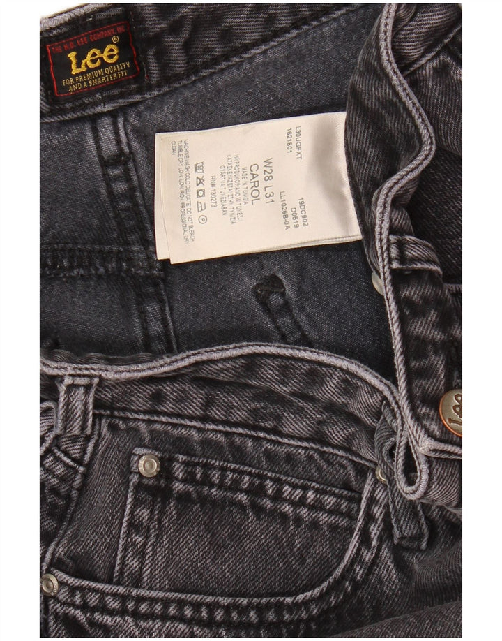 Женские укороченные джинсы Lee Carol W28 L25 Серые хлопковые