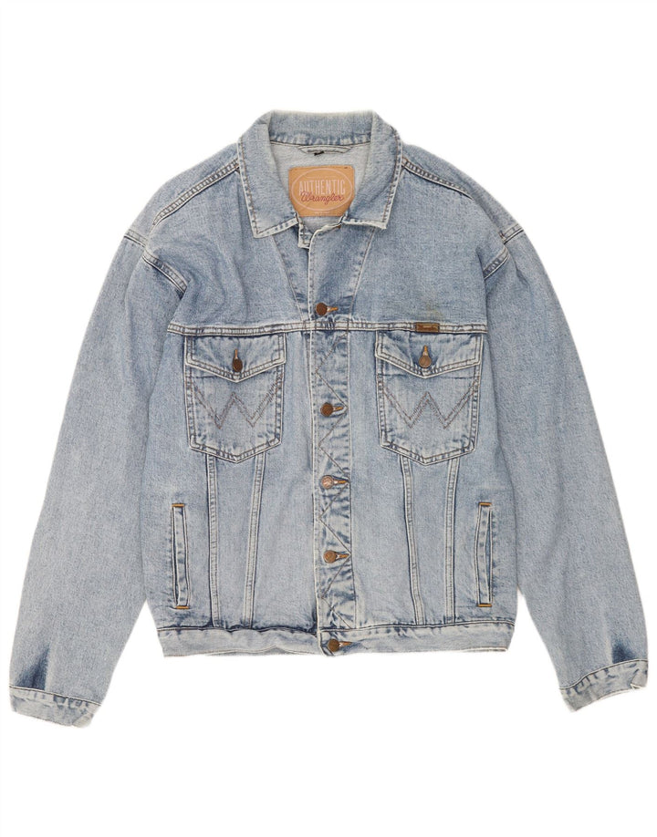 Мужская джинсовая куртка Wrangler UK 42 XL синяя