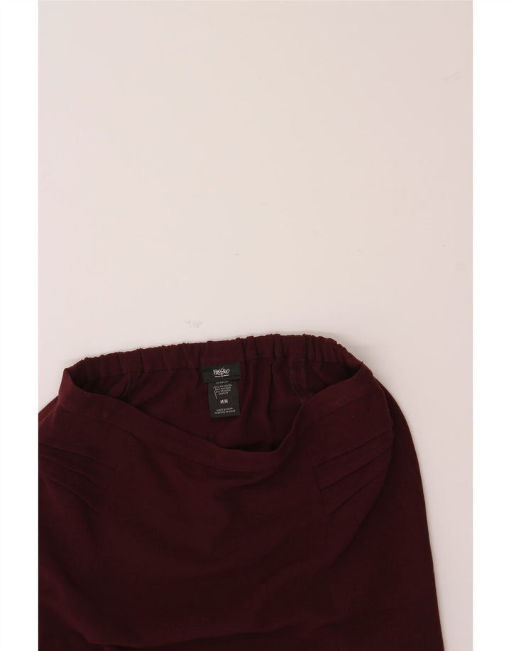 MOSSIMO Womens Mini Skirt Medium W28  Burgundy Polyester Vintage Mossimo and Second-Hand Mossimo from Messina Hembry 