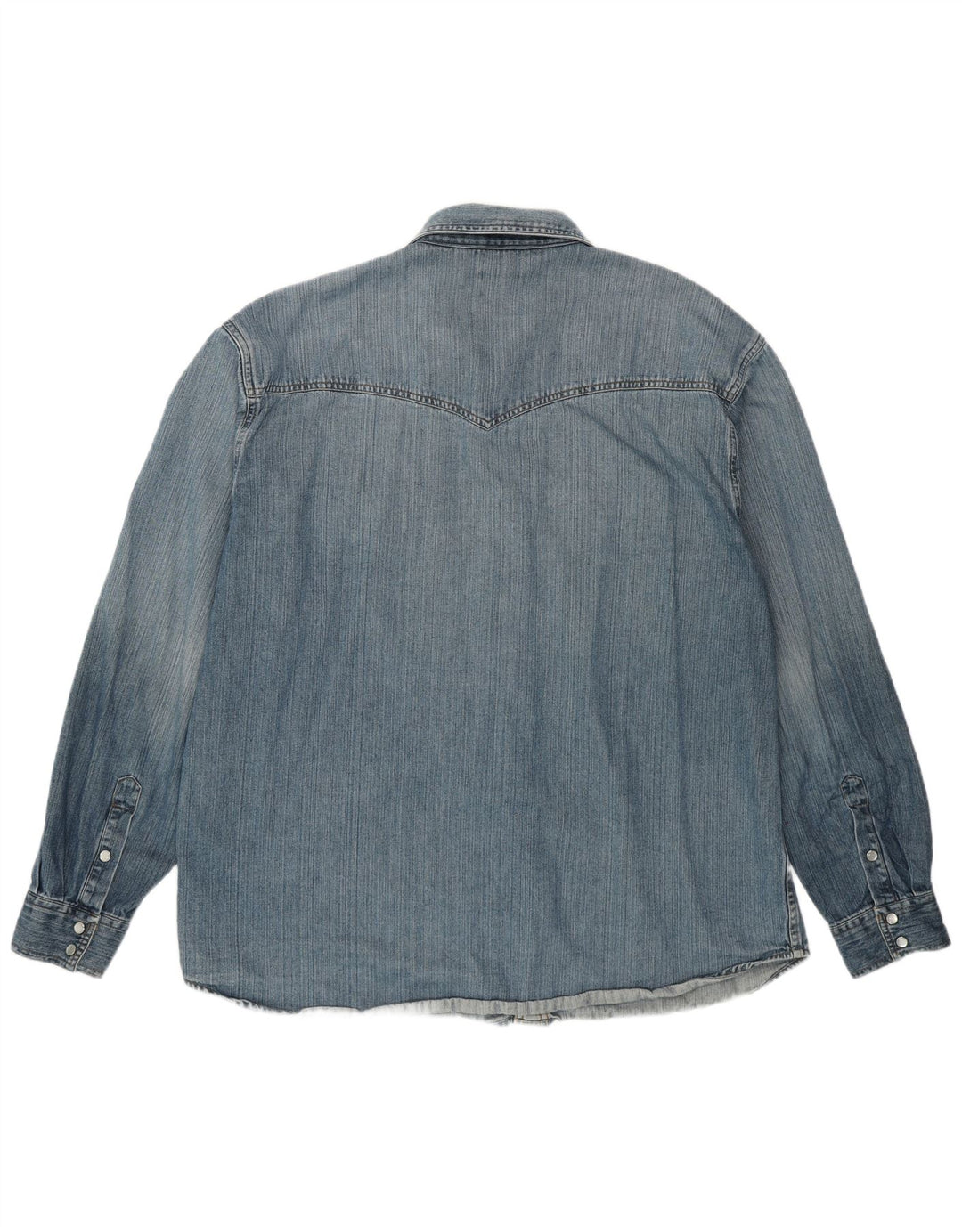 Мужская джинсовая рубашка WRANGLER 2XL, синяя, хлопок