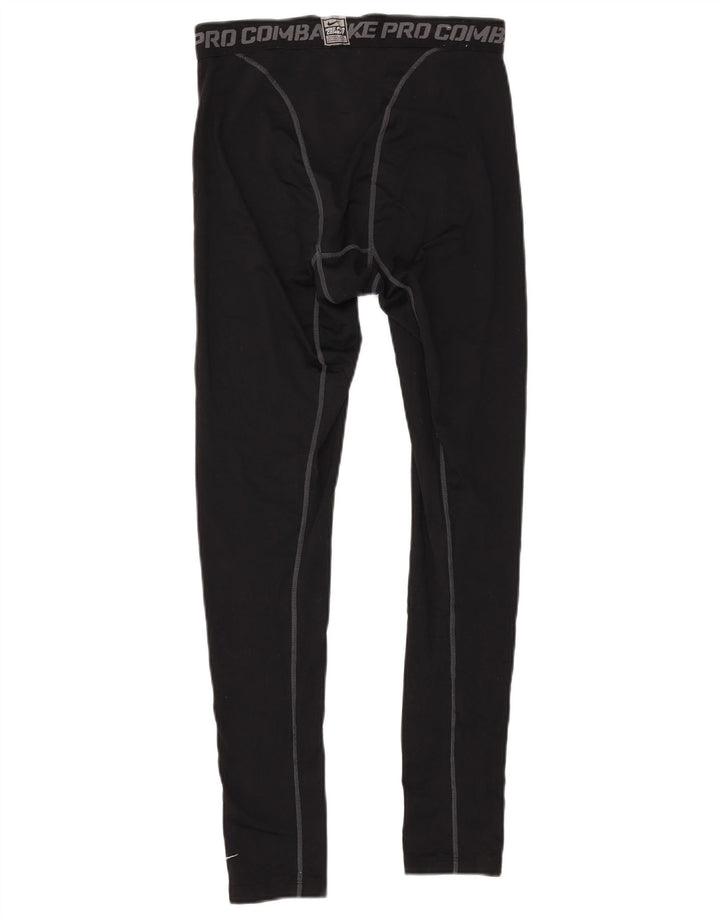 Мужские леггинсы с рисунком Nike Dri Fit, большие черные