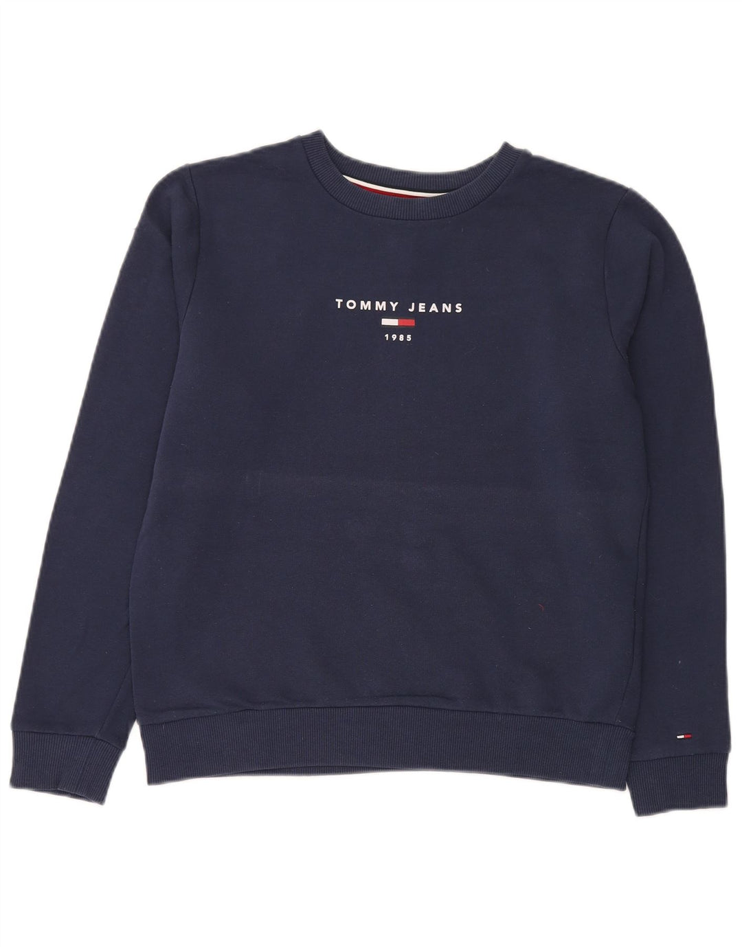 Женский свитер с рисунком Tommy Hilfiger UK 14, средний, темно-синий