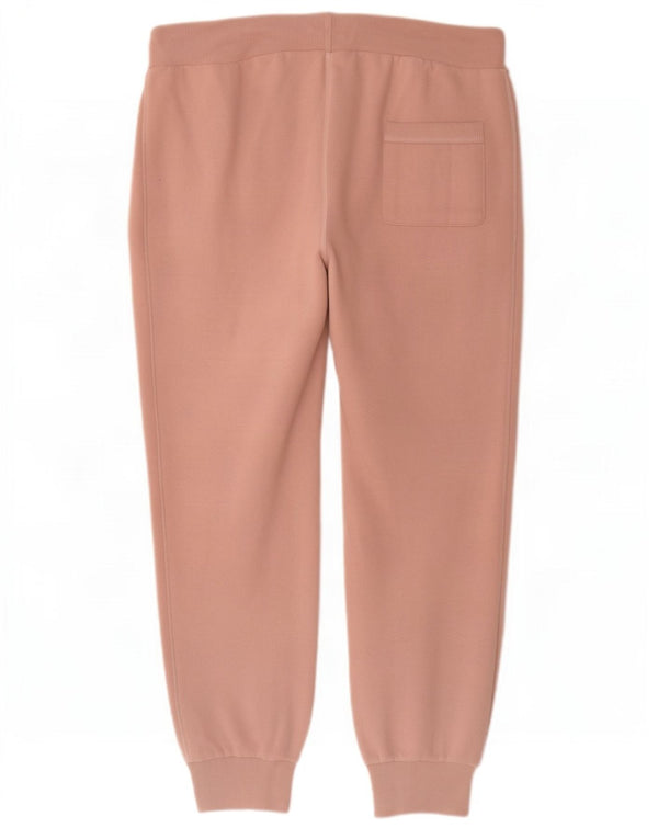 Женские спортивные брюки Superdry Joggers UK 16, большой розовый хлопок