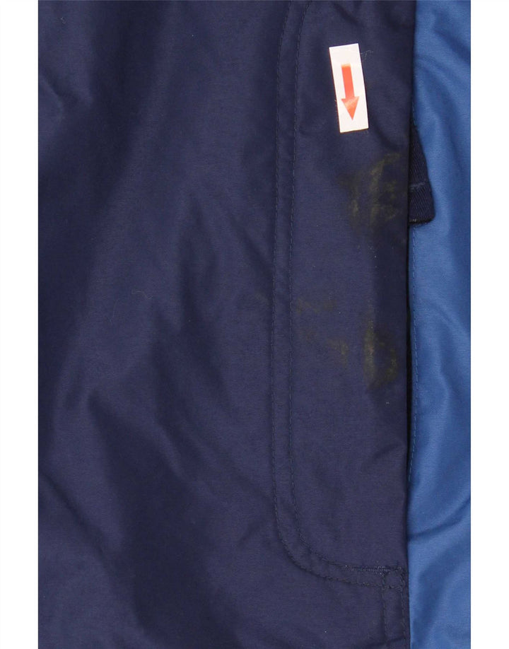 Женская лыжная куртка Columbia Oversized UK 10, маленькая, темно-синяя, с цветными блоками