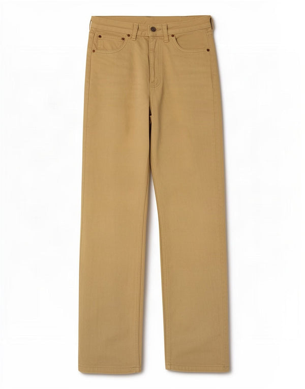 Levi's Mens 501 Straight Jeans W28 L28 Beige Cotton