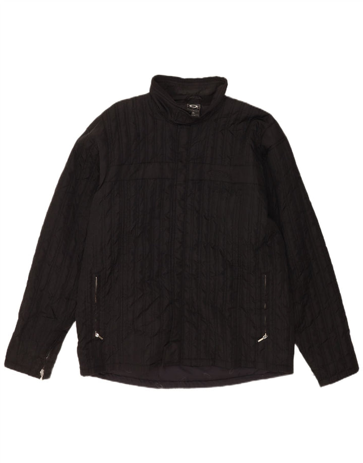 Мужская стеганая куртка Oakley UK 42 XL, черный нейлон