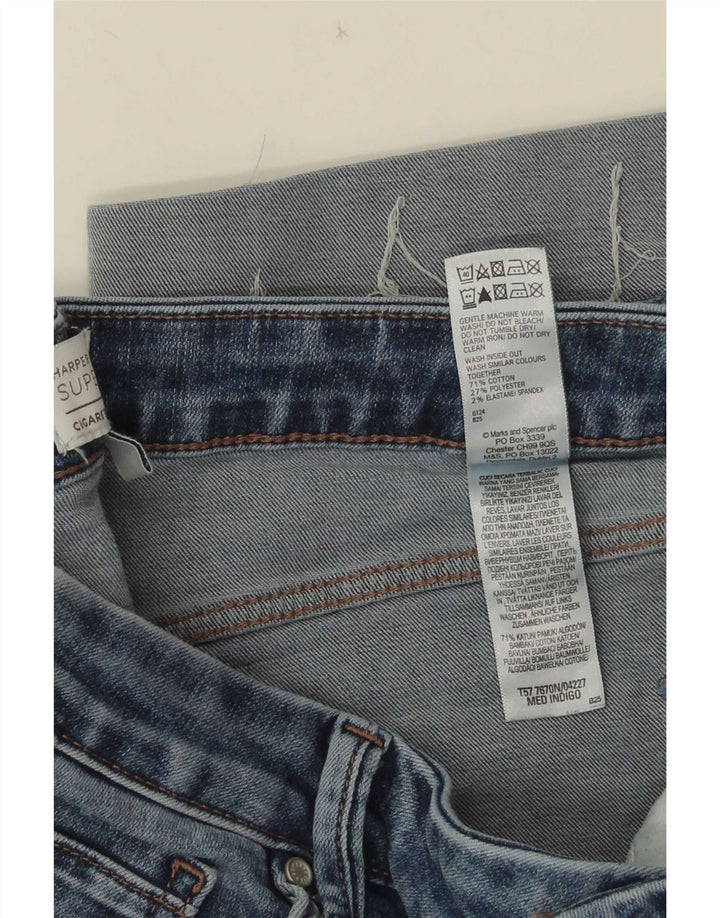 Женские прямые джинсы Marks & Spencer Harper UK 16, большие W32 L25, синие