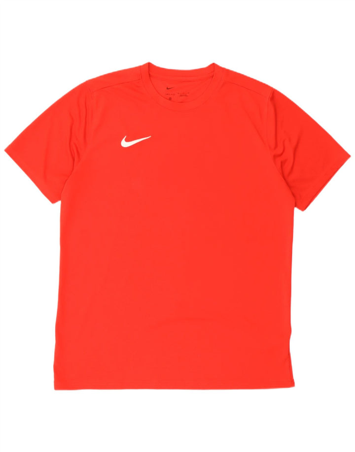 Мужская футболка Nike Dri Fit Top XL, красный полиэстер