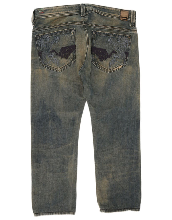 Мужские укороченные джинсы Diesel Thanaz W32 L24, синие, хлопок