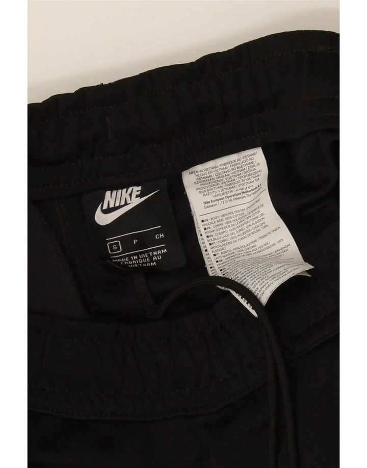 Женские спортивные брюки с графическим рисунком Nike UK 10, маленькие черные полиэстер