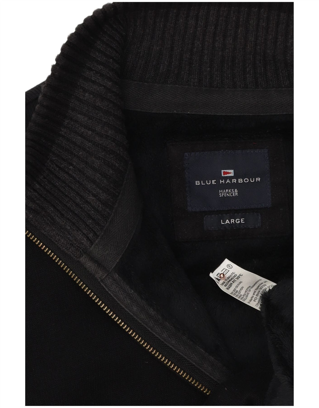Мужская куртка Marks & Spencer Blue Harbour, большая темно-синяя