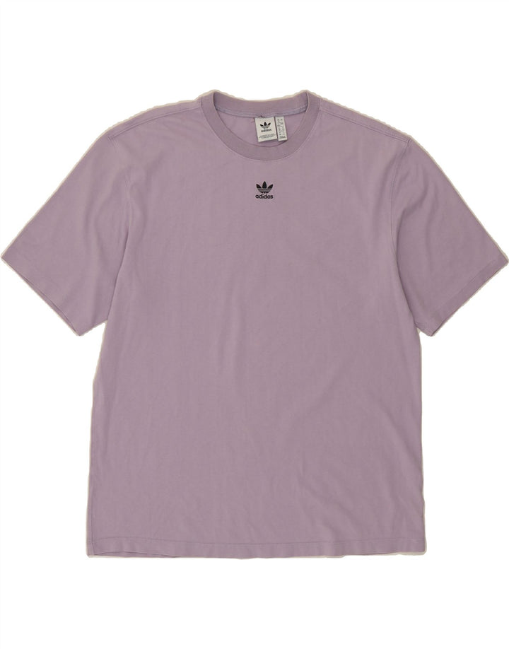 ADIDAS Womens T-Shirt Top UK 12 Medium Purple Vintage Adidas and Second-Hand Adidas from Messina Hembry 
