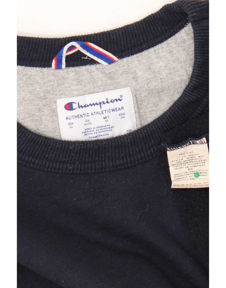 Мужской свитер Champion Jumper XL, темно-синий, хлопок