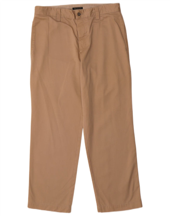 DOCKERS Мужские прямые брюки чинос цвета хаки W33 L30 Бежевые