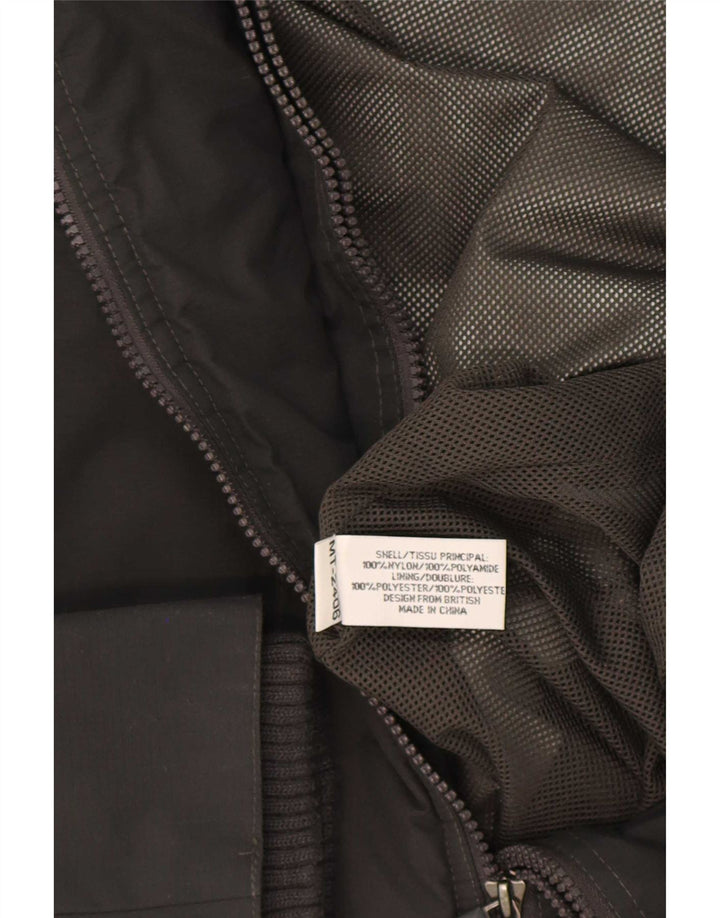 Мужская дождевик Superdry UK 38, средний черный нейлон