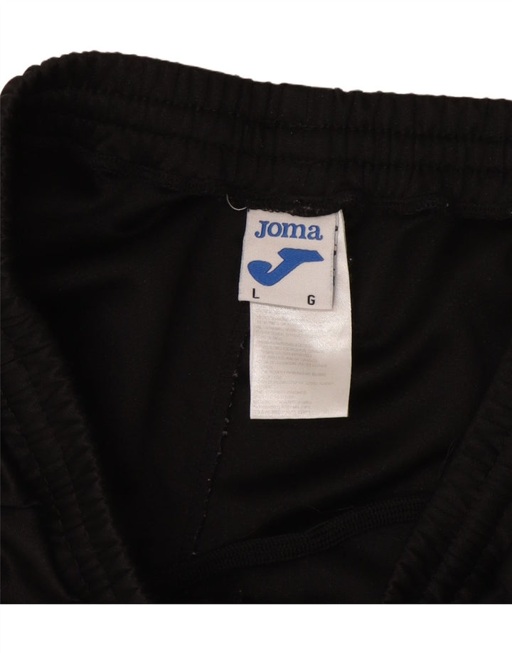 Мужские спортивные шорты Joma с графическим рисунком, большие черные, полиэстер