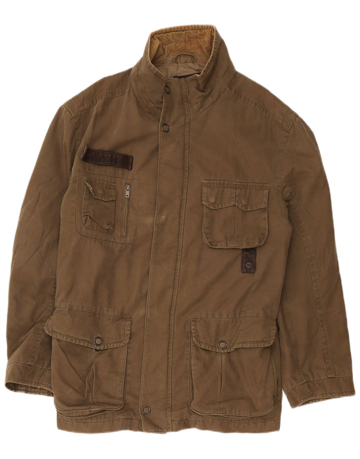 Мужская куртка Marks & Spencer Blue Harbour UK 40, большая коричневая