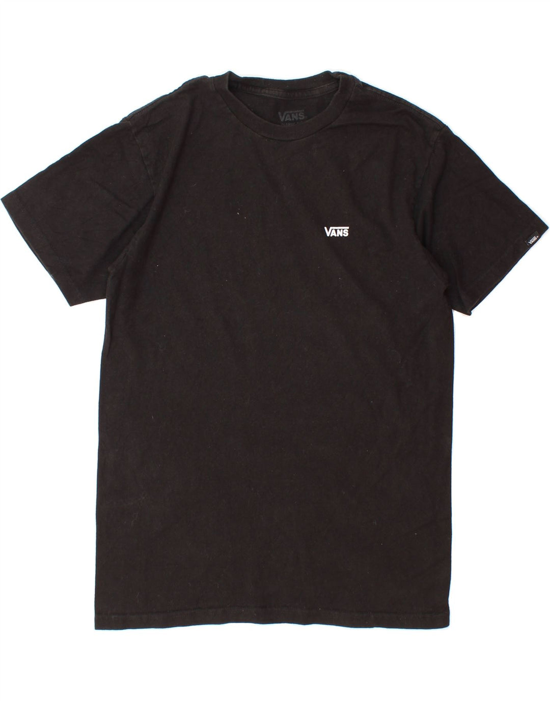 VANS Mens Classic Fit T-Shirt Top Small Black Cotton Vintage Vans and Second-Hand Vans from Messina Hembry 