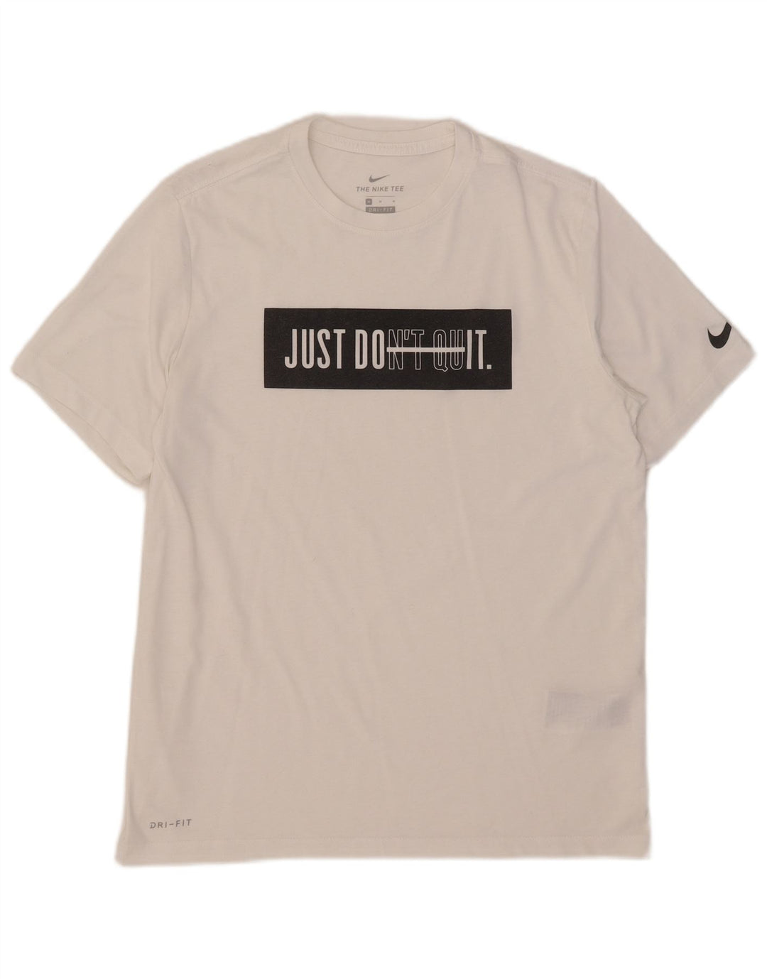 Мужская футболка Nike Dri Fit с графическим рисунком, средний белый хлопковый топ