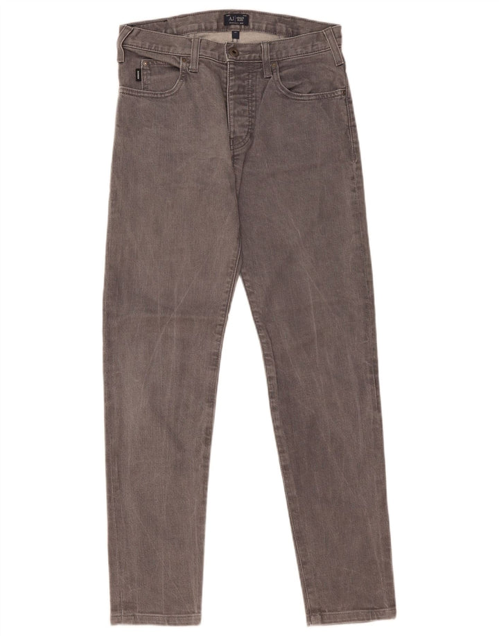 Мужские джинсы Armani Slim W28 L29 Серые, хлопок