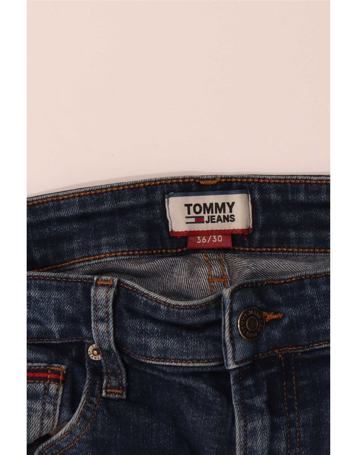 Мужские прямые джинсы Tommy Hilfiger W36 L30 синие, хлопок