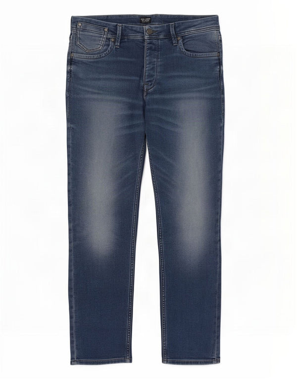 Мужские джинсы Jack & Jones Tim Slim W32 L30, синий хлопок