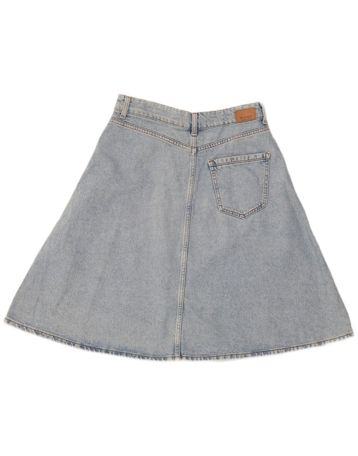 Женская джинсовая юбка Zara Medium W28 Синяя