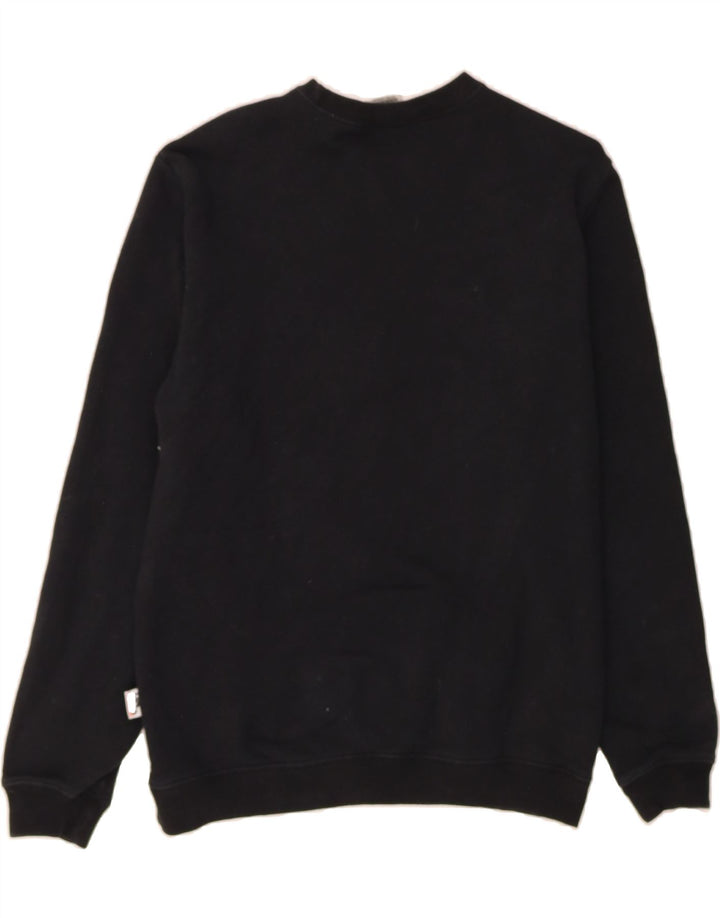 PICKWICK Womens Graphic Sweatshirt Jumper UK 16 Large Black Cotton Vintage Pickwick and Second-Hand Pickwick from Messina Hembry 